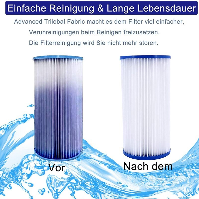 2 buc. filtru de piscină tip A/C pentru filtru de cadă cu hidromasaj spa pentru piscină gonflabilă pentru filtru pentru pompe de piscină Bestway III Intex 29000E 59900E