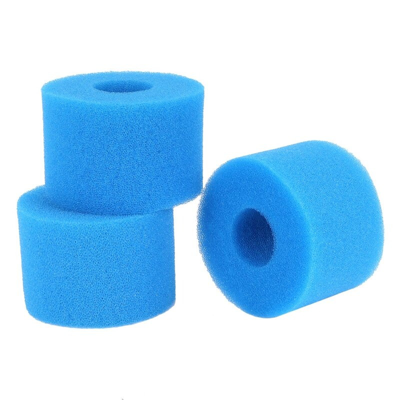 12 bucăți pentru cartuș filtrant pentru cadă cu hidromasaj din spumă reutilizabil/lavabil Intex Pure Spa tip S1