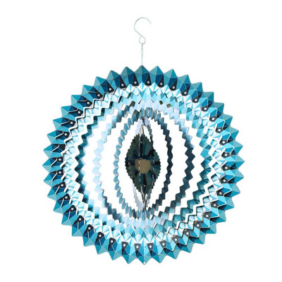 Vėjo suktukas nerūdijančio plieno metalinis vėjo gaudyklė Vėjo varpelis besisukantis vėjo varpelis, pakabos dekoravimo suktuko ornamentas