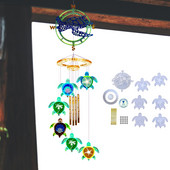 Turtle Wind Chimes Forme din rășină Kit din silicon Turtle Wind Chimes Silicon Mold Make Kit Bundle Epoxy Windchimes Turning Mold for