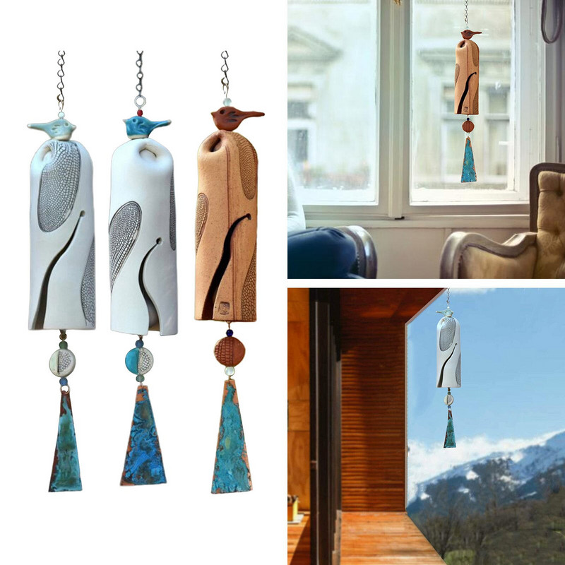 Wind Chimes Vanjska duboka Wind Chimes Retro 14 inča Dragonfly Windchimes Retro Rustikalna zvona za vrtnu terasu, balkon i dom