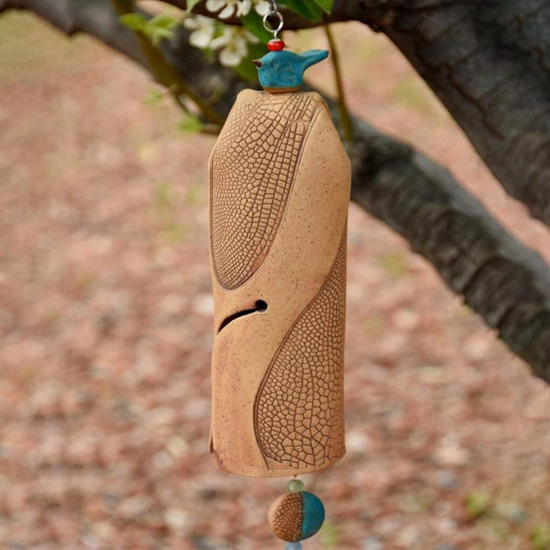 Lengvi, geri kaimiški, subtilūs rankų darbo vėjo varpeliai iš dervos vėjo varpeliai, unikalus modelis namams