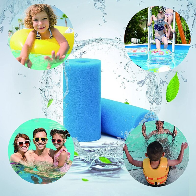 Burete filtrant 4 buc, cartuș de filtru pentru piscină, burete de filtru reutilizabil lavabil tip A, cartuș de filtru burete pentru Intex A
