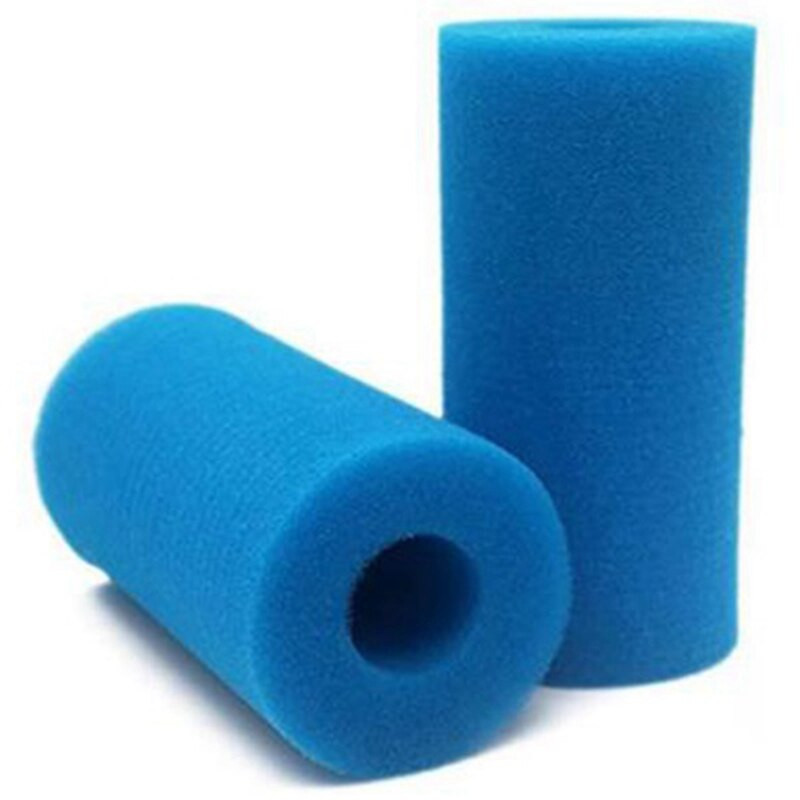 Burete filtrant 4 buc, cartuș de filtru pentru piscină, burete de filtru reutilizabil lavabil tip A, cartuș de filtru burete pentru Intex A