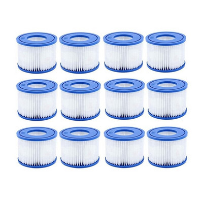 Filtar za bazen od 12 komada, zamjenski uložak tipa VI za Bestway Spa, filtri za hidromasažnu kadu za Lay-Z-Spa, za filter Coleman SaluSpa
