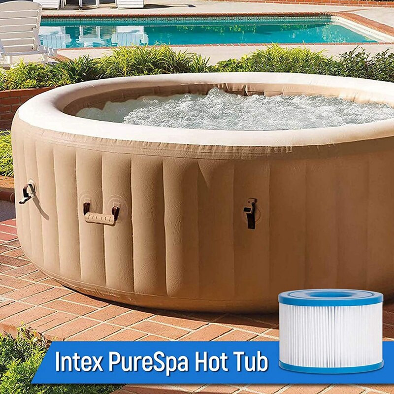 S1 tipo filtrų SPA kubilo keitimas, baseino filtrų kasetė, skirta 29001E Purespa filtrų kasetei, 6 pakuotės