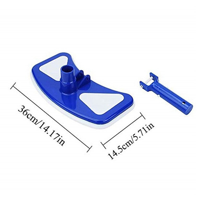 Accesorii pentru mașina de curățare a piscinei Cap de aspirare pentru piscină cu fluturi ponderat cu perii inferioare pentru curățarea piscinelor