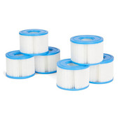 Tip S1 filtar za hidromasažnu kadu, kompatibilan za Intex Purespa, Easy Set Pool Spa filtar patrone 6-Pack