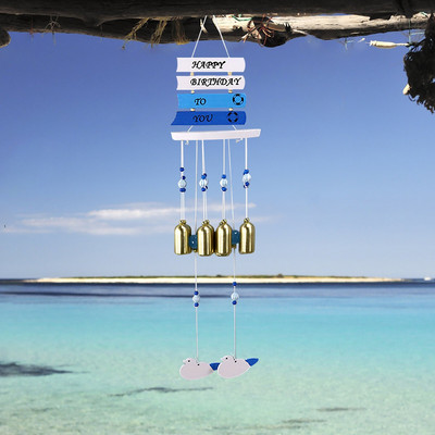 Buriavimo serija Vėjo varpeliai Papuošalai Gimtadienio dovanos Mediniai kelių varpelių vėjo varpeliai kambario vėjo varpeliai lauko LED jūros kriauklių vėjo varpeliai