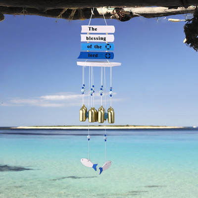 Buriavimo serija Vėjo varpeliai Papuošalai Gimtadienio dovanos Mediniai kelių varpelių vėjo varpeliai kambario vėjo varpeliai lauko LED jūros kriauklių vėjo varpeliai