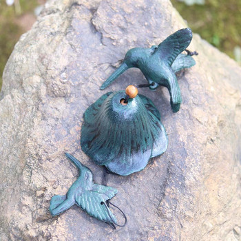 Νέα ιαπωνικά κουδούνια από χυτοσίδηρο Αγροτικά κουδούνια ανέμου Hummingbird