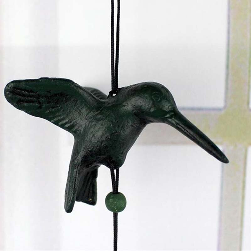 Nauji japoniško stiliaus ketaus vėjo varpeliai Kaimo vėjo varpeliai Hummingbird ketaus vėjo varpeliai