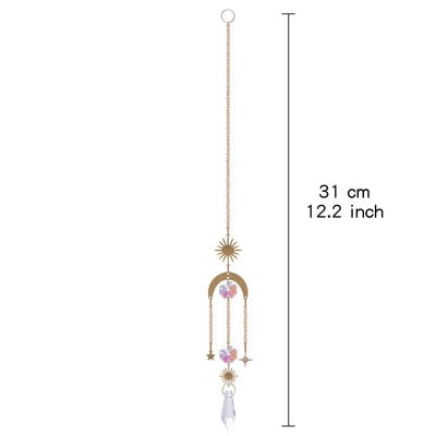 Seturi de pandantive cu cristale colorate, decorațiuni pentru nuntă, pendante cu cristale artificiale, decorațiuni pentru grădinărit, artizanat, cadouri de aniversare