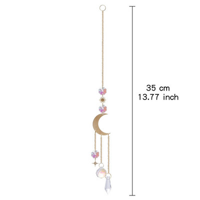 Seturi de pandantive cu cristale colorate, decorațiuni pentru nuntă, pendante cu cristale artificiale, decorațiuni pentru grădinărit, artizanat, cadouri de aniversare