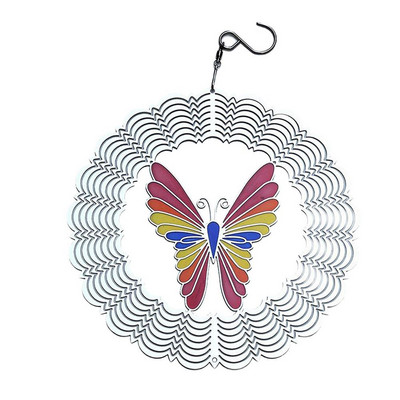 Vidinis lauko 3D tuščiaviduris sodo dekoras Kabantys papuošalai vėjo gaudyklės Vėjo varpelio vėjo suktukas