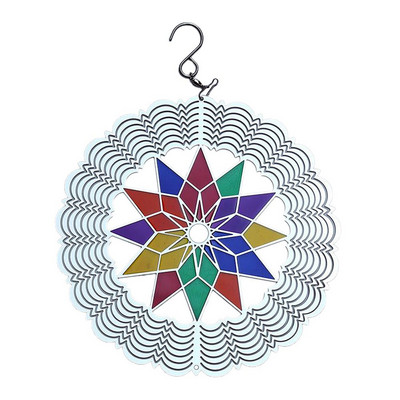 Vidinis lauko 3D tuščiaviduris sodo dekoras Kabantys papuošalai vėjo gaudyklės Vėjo varpelio vėjo suktukas