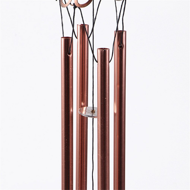 1PC Pijetao Vjetar zvona Željezni zanati Wind Chime cijevi ukrasi 75 cm balkon dvorište kreativni metalni privjesci