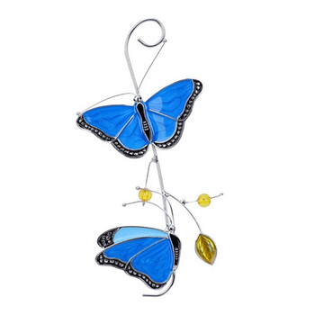 Simulation Vine Butterfly Κρεμαστό Στολίδι Παράθυρο Κρεμαστό Κρεμαστό για εσωτερικούς χώρους σπιτιού Διακοσμήσεις τοίχου κήπου