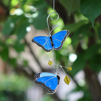 Simulation Vine Butterfly Κρεμαστό Στολίδι Παράθυρο Κρεμαστό Κρεμαστό για εσωτερικούς χώρους σπιτιού Διακοσμήσεις τοίχου κήπου