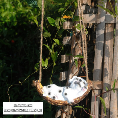 Kūrybiškos mielos varlės Katė Šuo Derva guli Kalėdų Senelio statula Sodas pakabinamas ant medžio Dekoratyvinis pakabukas vidaus lauko dekoro ornamentas