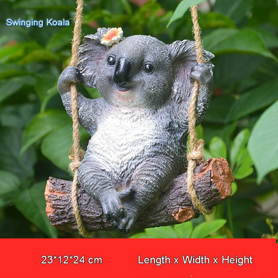 Kūrybiškos mielos varlės Katė Šuo Derva guli Kalėdų Senelio statula Sodas pakabinamas ant medžio Dekoratyvinis pakabukas vidaus lauko dekoro ornamentas