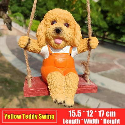 Kūrybiškos mielos varlės Katė Šuo Derva guli Kalėdų Senelio statula Sodas pakabinamas ant medžio Dekoratyvinis pakabukas vidaus lauko dekoro ornamentas