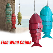 Spalvotas koi žuvis vėjo varpelis sodo apdaila dervos vėjo varpeliai pakabukas lauko sodo kabantis dekoras Ganaderia Kalėdų dovana