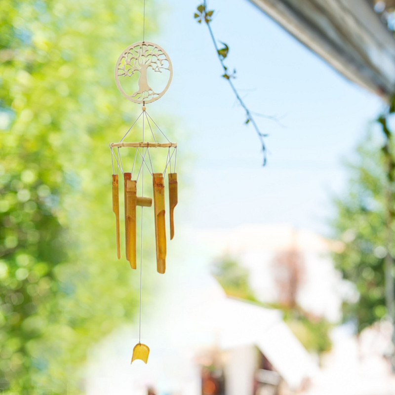 Vėjo varpeliai, bambukiniai vėjo varpeliai, dekoratyvūs vėjo varpeliai, skirti lauko sodui ir patalpoms su atpalaiduojančiu ir raminančiu garsu, klasikinio stiliaus, puikiai tinka H