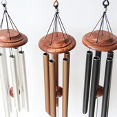 63 cm metalinis retro masyvo vėjo varpelis namų lauko sodo dekoravimui šventiniai kūrybingi dovanų papuošalai (tiems, kurie myli)