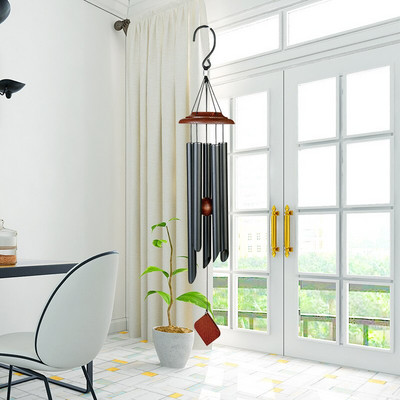 63 cm metalinis retro masyvo vėjo varpelis namų lauko sodo dekoravimui šventiniai kūrybingi dovanų papuošalai (tiems, kurie myli)