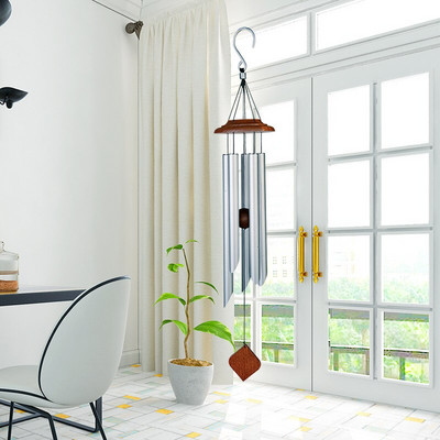 63 cm metalinis retro masyvo vėjo varpelis namų lauko sodo dekoravimui šventiniai kūrybingi dovanų papuošalai (tiems, kurie myli)