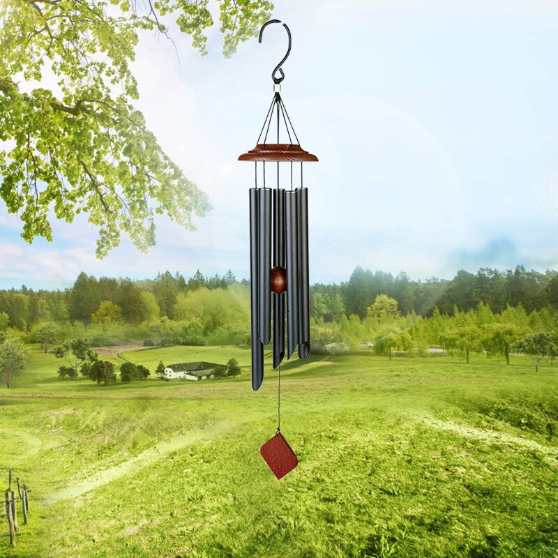63 cm metalinis retro masyvo vėjo varpelis namų lauko sodo dekoravimui šventiniai kūrybingi dovanų papuošalai (tiems, kurie myli)