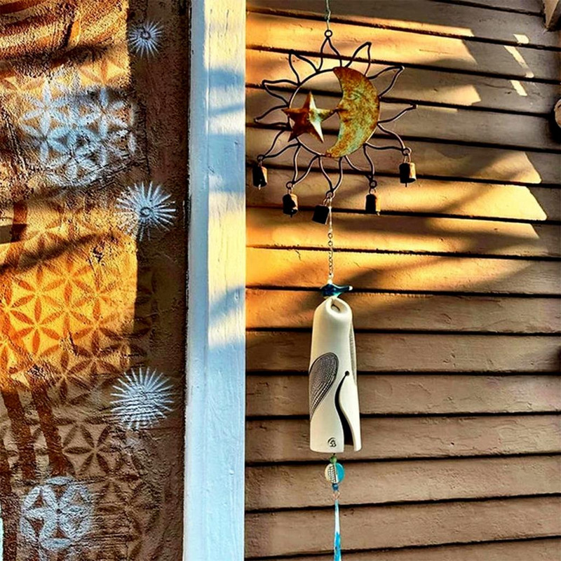 Art Dragonflies Wind Chimes w/ Beautiful Bird Rustic Dragonfly Vrtni Viseći Dekor Boho Ručno izrađena Wind Chimes Drveni Rukotvorine Poklon