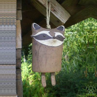Декорация Градински орнамент 3D Aniaml Вятърни камбанки Rustic Cute mini anima винени камбанки смола ръчно изработени занаяти Пролетни подаръци