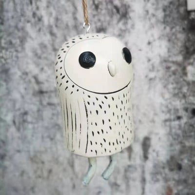 Dekoracija Vrtni ukras 3D Aniaml Vjetrena zvona Rustikalna slatka mini anima vinska zvona smola rukotvorine Proljetni darovi