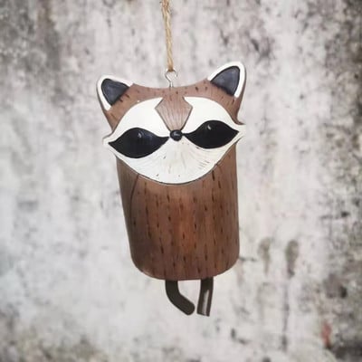 Dekoracija Vrtni ukras 3D Aniaml Vjetrena zvona Rustikalna slatka mini anima vinska zvona smola rukotvorine Proljetni darovi