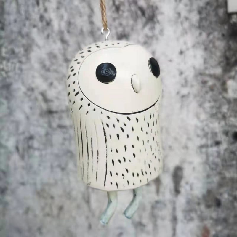Dekoracija Vrtni ukras 3D Aniaml Vjetrena zvona Rustikalna slatka mini anima vinska zvona smola rukotvorine Proljetni darovi