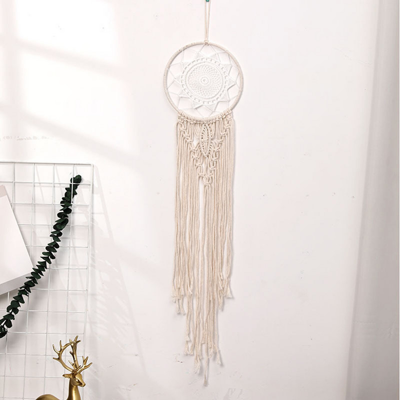 saulė/žvaigždės/mėnulis Vestuvės Sapnų gaudyklė Klevas Sapnų gaudyklė Pakabinamas prie sienos Pakabinamas namas Kabantys vėjo varpelio papuošalai gyvai dekoruoti