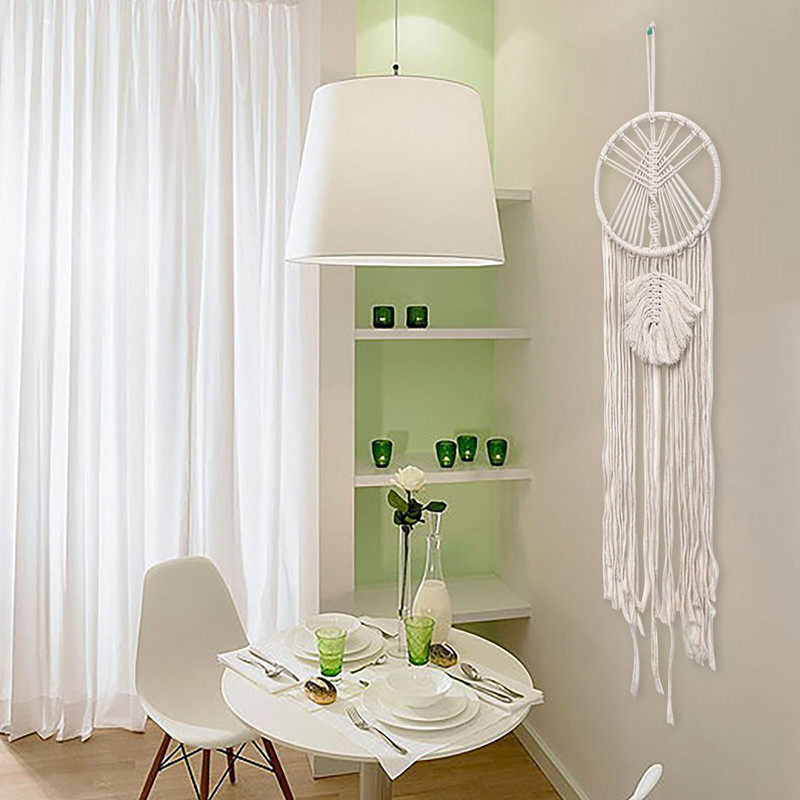 saulė/žvaigždės/mėnulis Vestuvės Sapnų gaudyklė Klevas Sapnų gaudyklė Pakabinamas prie sienos Pakabinamas namas Kabantys vėjo varpelio papuošalai gyvai dekoruoti