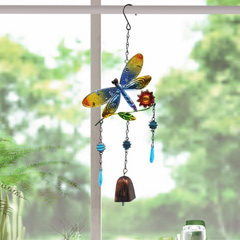 Dragoy Wind Chimes Μεταλλικό γυαλί Wind Chime Καλοκαιρινό κρεμαστό σπίτι Κρεμαστό Διακοσμήσεις για Παράθυρο Κήπο Αίθριο Αυλή Μπαλκόνι