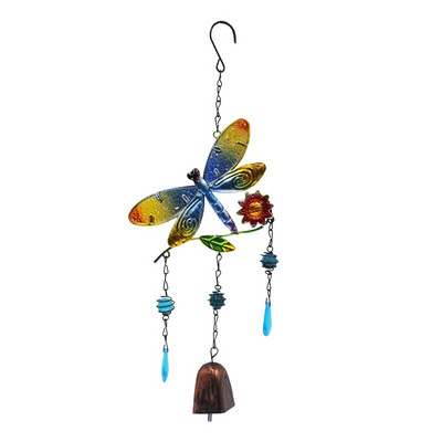 Dragoy vėjo varpeliai metaliniai stikliniai vėjo varpeliai vasaros namų kabantys pakabukų dekoracijos langams sodui kiemui kiemui balkonui