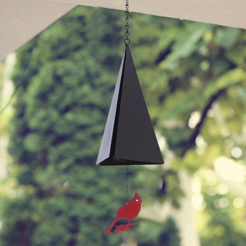 Clopoței geometrici pentru exterior Clopote tuburi Clopoței din metal cupru Clopoțel de vânt în aer liber Curte Balcon Grădină Decor pentru casă Decorare clopoței de vânt