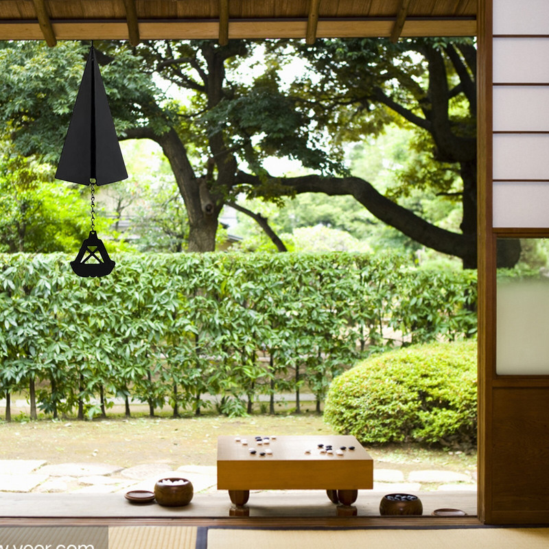 Clopoței geometrici pentru exterior Clopote tuburi Clopoței din metal cupru Clopoțel de vânt în aer liber Curte Balcon Grădină Decor pentru casă Decorare clopoței de vânt