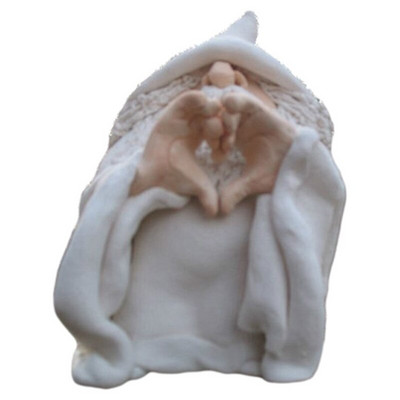 Sodas Baltasis senukas burtininkas nykštukas nykštukas statula Derva išdykęs rūkantis namas važinėtis papuošalai figūrėlės papuošalai menas lauko kiemas