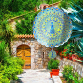 Vėjo varpelio lango skulptūra Gyvenimas Besisukantis srautinis efektas Dizainas Namų sodo dekoravimas Papuošalai Kabantis vėjo suktukas