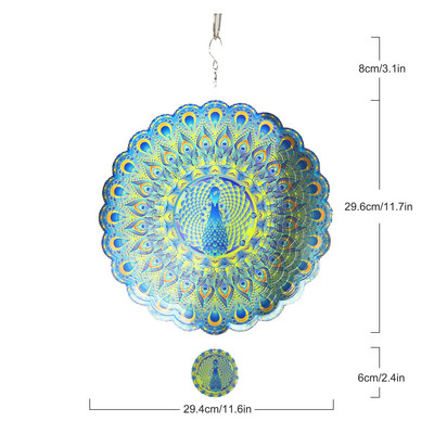 Vėjo varpelio lango skulptūra Gyvenimas Besisukantis srautinis efektas Dizainas Namų sodo dekoravimas Papuošalai Kabantis vėjo suktukas