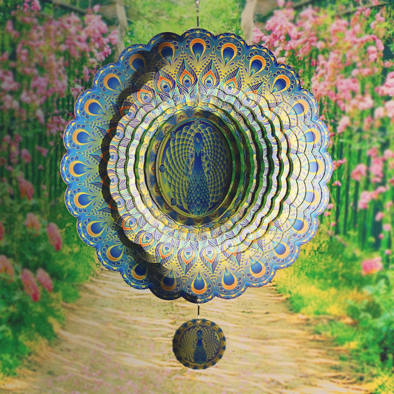 Vėjo varpelio lango skulptūra Gyvenimas Besisukantis srautinis efektas Dizainas Namų sodo dekoravimas Papuošalai Kabantis vėjo suktukas