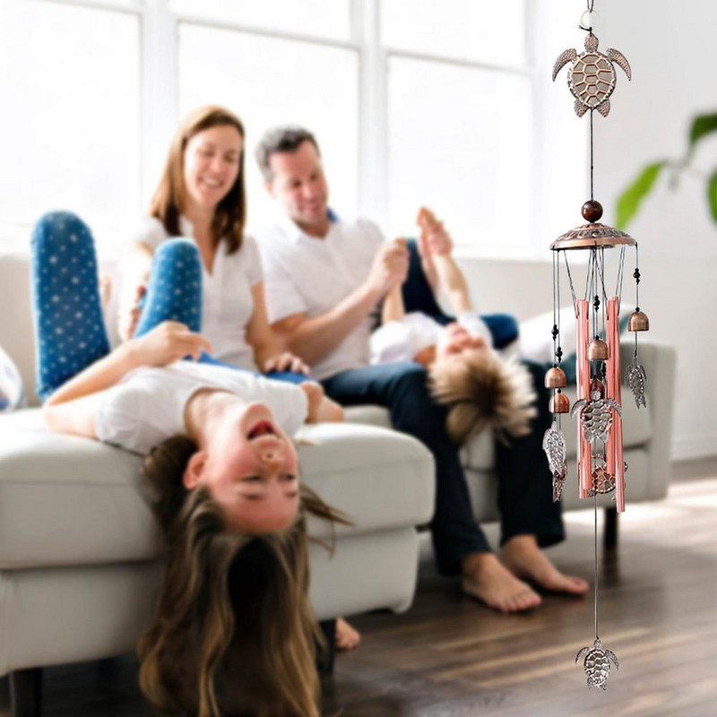 Vėžlių varpeliai – sodo vakarėlio lauko vėjo varpelių pakabukas Unikalūs lauko vėjo varpeliai vidaus ir lauko dekoracijos