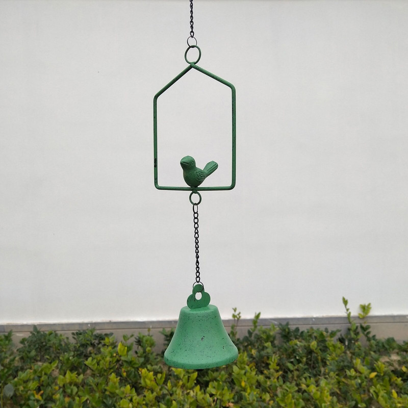 Paukščių vėjo varpas, skirtas lauko senoviniams pakabinimams Paukščių vidaus vėjo varpelio durų sienos langų dekoravimo menas sodo terasos denio kiemui