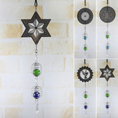 3D metalni viseći spinner Wind Chime sa spiralnim repom u središtu kugle Home Decor BJStore